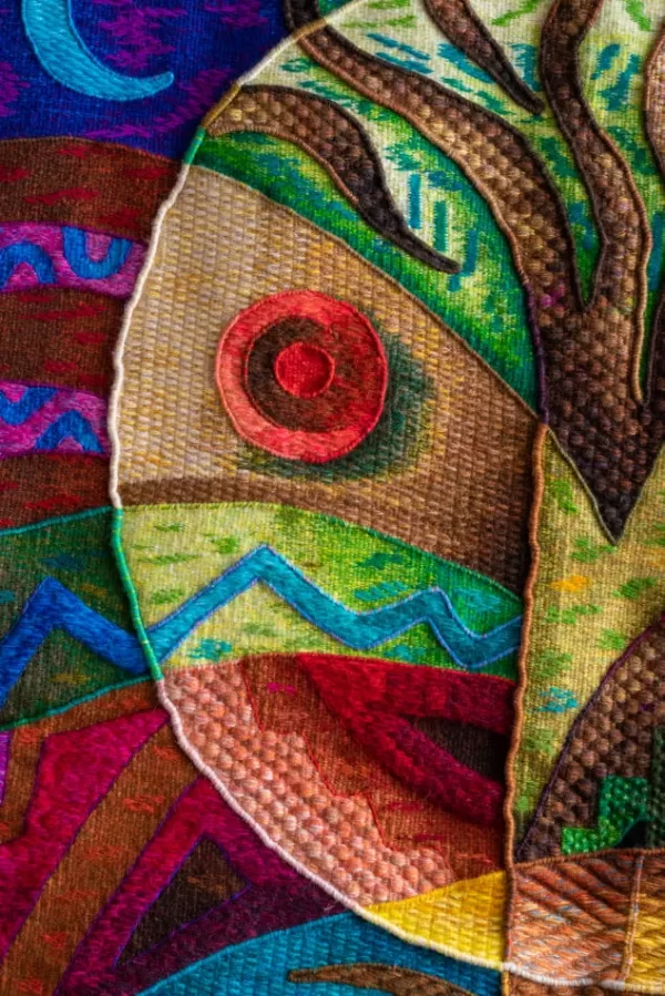 Tree Of Life Tapestry Art detail 6